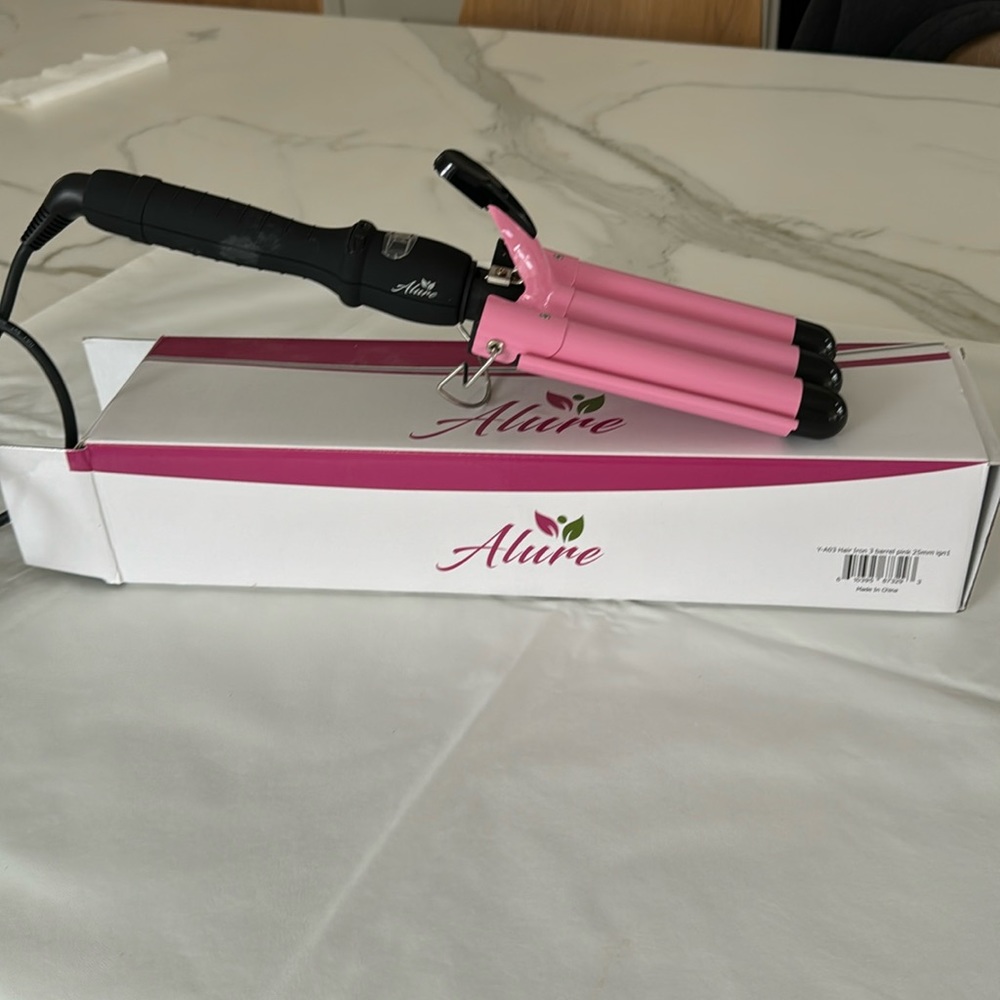 3 barrel curling iron